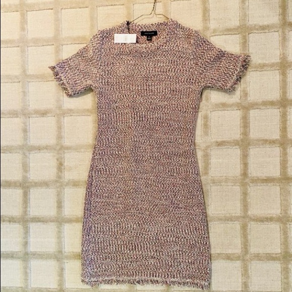 Ann Taylor Fringe Tweed Dress - Picture 2 of 6